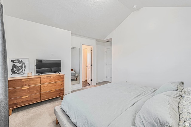 6427 W Arranmore Dr, South Jordan, UT 84009 - carpeted bedroom featuring lofted ceiling
