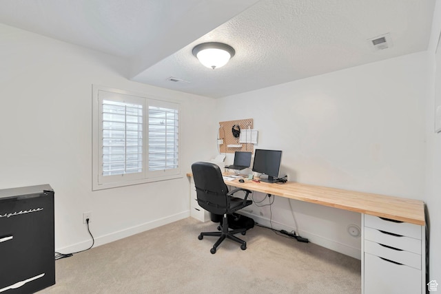 6427 W Arranmore Dr, South Jordan, UT 84009 - office with light colored carpet and a textured ceiling