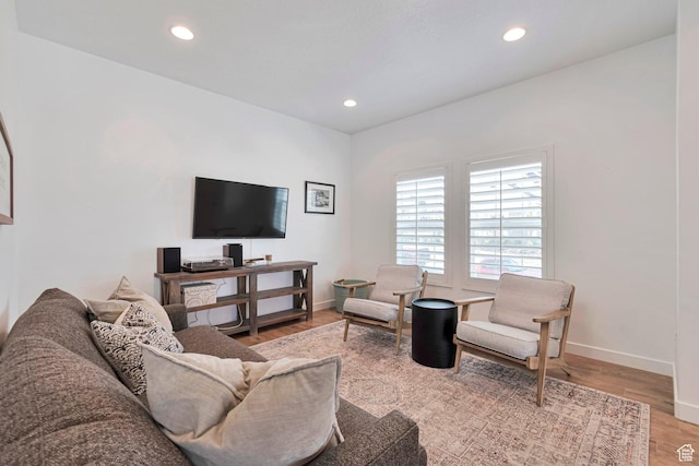 6427 W Arranmore Dr, South Jordan, UT 84009 - living room with wood finished floors and recessed lighting
