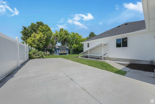2038 W 8970 S, West Jordan, UT 84088 - view of patio featuring an outdoor structure