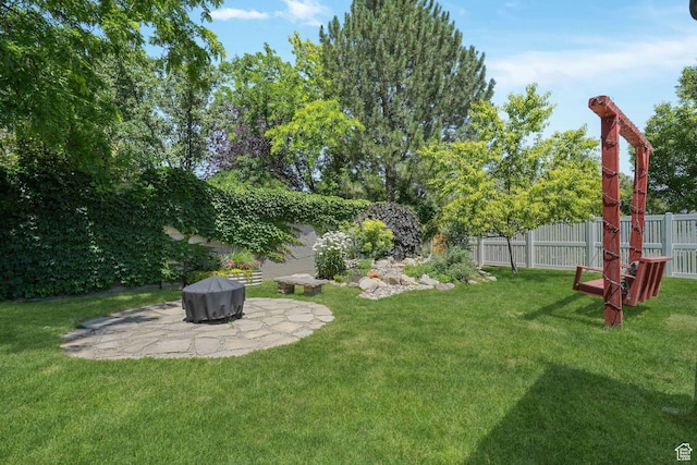 2038 W 8970 S, West Jordan, UT 84088 - fenced backyard with a patio area