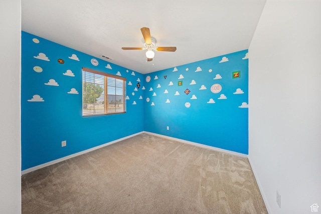 5317 N 2700 W, Cedar City, UT 84721 - carpeted spare room with a ceiling fan and baseboards