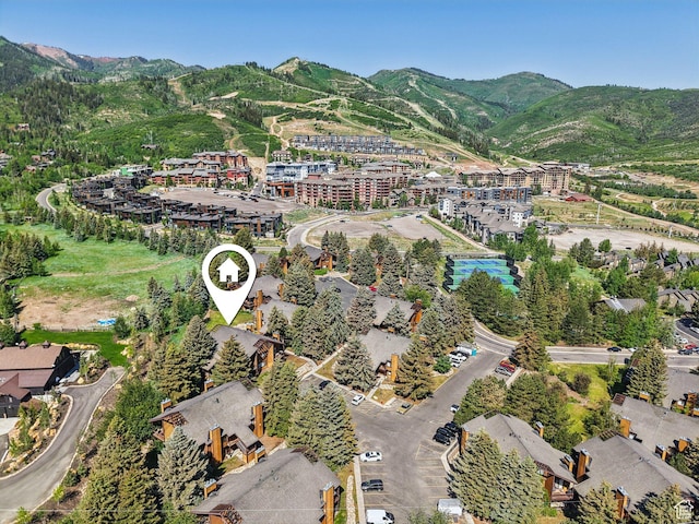 2025 Canyons Resort Dr Unit I1, Park City, UT 84098 - aerial view of property's location featuring a mountainous background