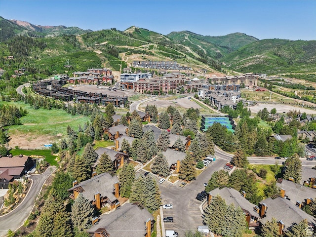 2025 Canyons Resort Dr Unit I1, Park City, UT 84098 - aerial view of property's location with mountains