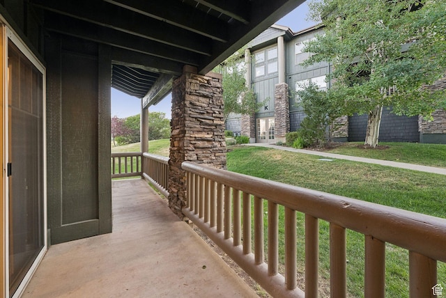 1729 Fox Bay Dr Unit J104, Heber City, UT 84032 - balcony with french doors