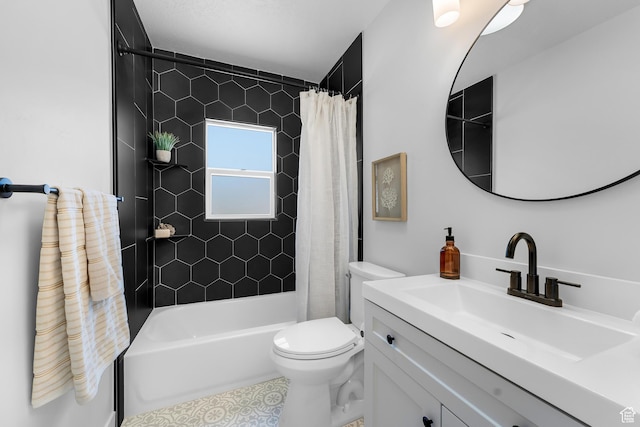 482 N Brook Ave E, Tooele, UT 84074 - bathroom featuring vanity and shower / bathtub combination with curtain