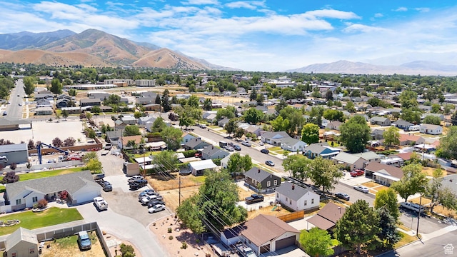 482 N Brook Ave E, Tooele, UT 84074 - aerial perspective of suburban area with a mountainous background