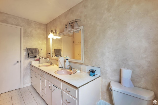4790 Burch Dr, South Ogden, UT 84403 - bathroom with tile patterned flooring and double vanity