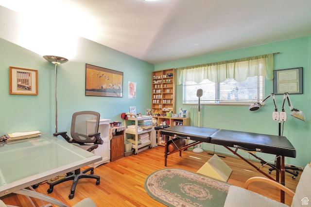 4790 Burch Dr, South Ogden, UT 84403 - office with wood finished floors