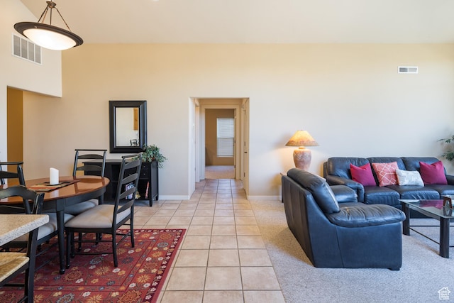 3686 S Spanish Valley Dr Unit N-2, Moab, UT 84532 - living area with light tile patterned flooring and baseboards