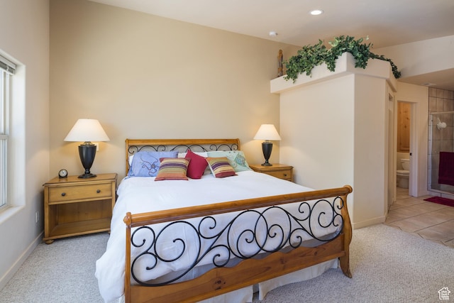 3686 S Spanish Valley Dr Unit N-2, Moab, UT 84532 - carpeted bedroom with connected bathroom and recessed lighting