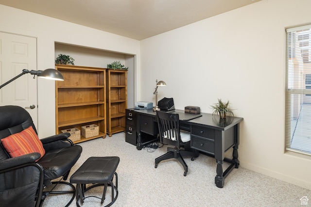 3686 S Spanish Valley Dr Unit N-2, Moab, UT 84532 - home office with light colored carpet and baseboards