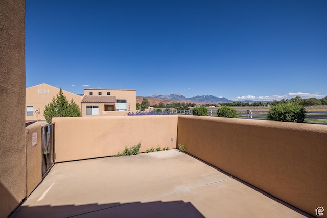 3686 S Spanish Valley Dr Unit N-2, Moab, UT 84532 - view of patio featuring a mountain view
