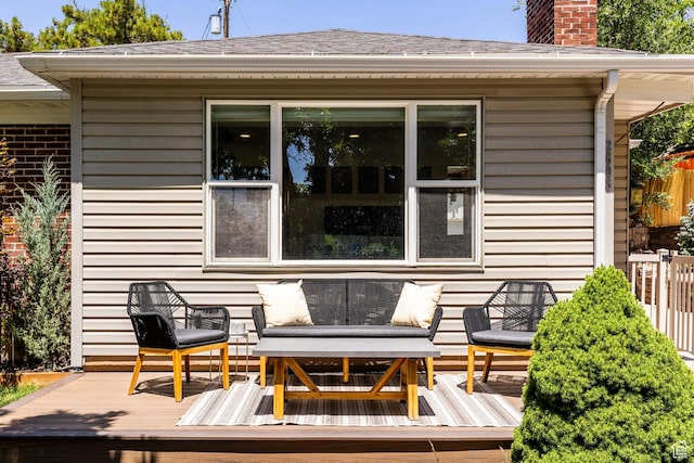 2605 E Simpson Ave, Salt Lake City, UT 84109 - view of wooden terrace