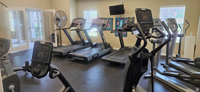 1195 W Dallin Dr Unit R-201, Pleasant Grove, UT 84062 - exercise room featuring baseboards