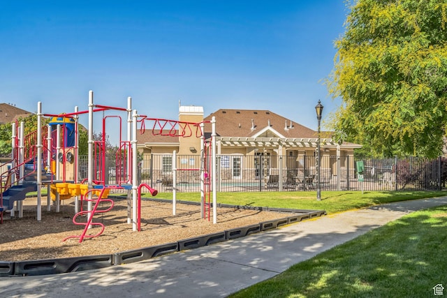 1195 W Dallin Dr Unit R-201, Pleasant Grove, UT 84062 - communal playground with a pergola