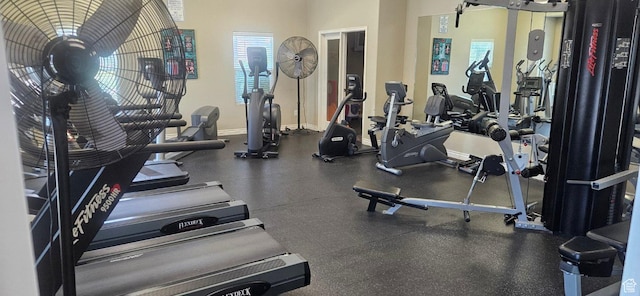 1195 W Dallin Dr Unit R-201, Pleasant Grove, UT 84062 - exercise room with baseboards