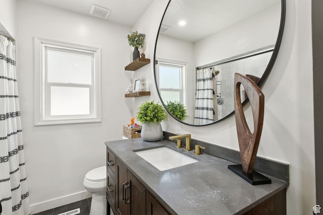 175 Grove Creek Dr N, Pleasant Grove, UT 84062 - bathroom featuring vanity, curtained shower, and recessed lighting