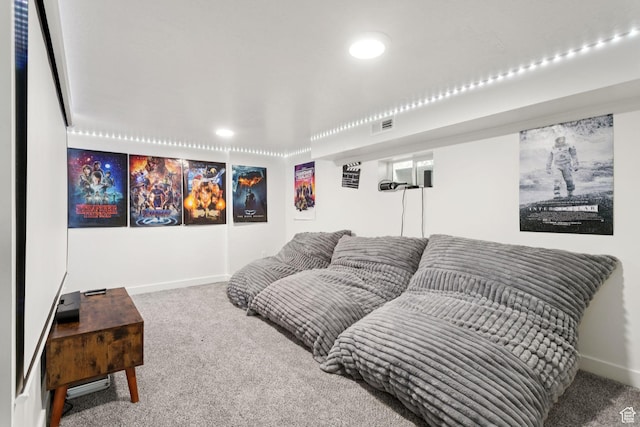 175 Grove Creek Dr N, Pleasant Grove, UT 84062 - carpeted home theater room with baseboards and recessed lighting