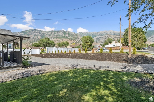 175 Grove Creek Dr N, Pleasant Grove, UT 84062 - view of yard featuring a mountain view