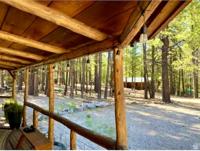 260 E Jensen Trl, Hatch, UT 84735 - view of wooden deck