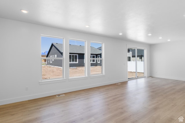201 E 580 N, Providence, UT 84332 - unfurnished room featuring recessed lighting and light wood-style floors