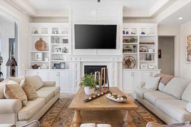 2918 E Willow Tree Ln, St George, UT 84790 - living area with a fireplace