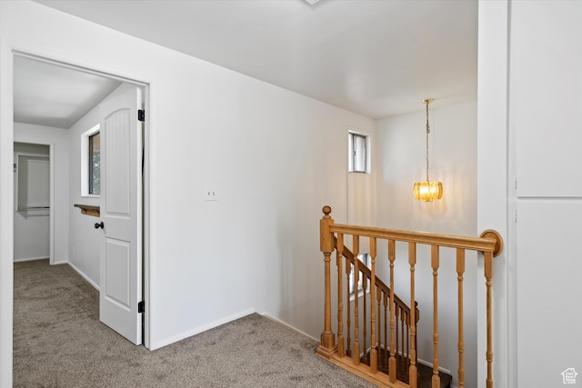 5430 S 850 E, South Ogden, UT 84405 - hall with an upstairs landing and carpet