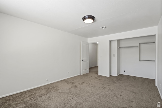 5430 S 850 E, South Ogden, UT 84405 - unfurnished bedroom featuring carpet flooring and a closet