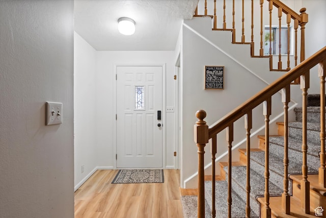 5430 S 850 E, South Ogden, UT 84405 - entryway featuring wood finished floors and stairs