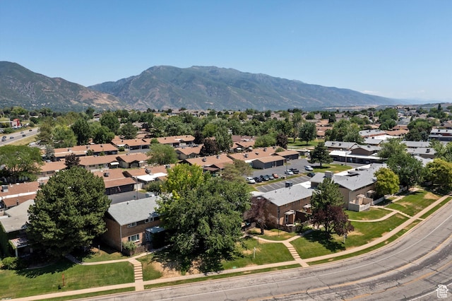 5430 S 850 E, South Ogden, UT 84405 - aerial view of residential area featuring a mountainous background