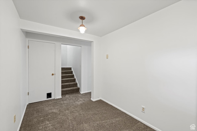 5430 S 850 E, South Ogden, UT 84405 - empty room featuring dark colored carpet and stairway