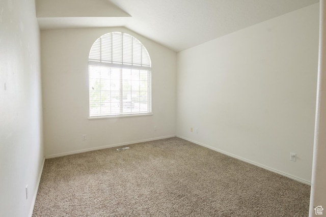 373 S 3240 W, Vernal, UT 84078 - unfurnished room featuring vaulted ceiling and carpet flooring