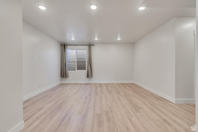 9728 N Aaron Ave Unit 115, Eagle Mountain, UT 84005 - unfurnished room featuring light wood finished floors and recessed lighting