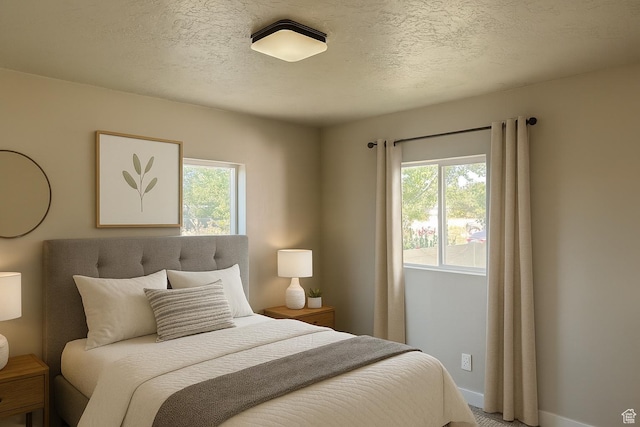 1540 S 900 W, Salt Lake City, UT 84104 - bedroom with multiple windows and a textured ceiling