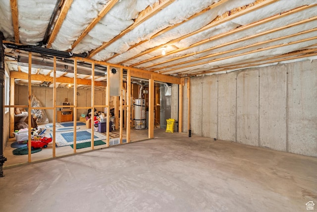 2265 N 515 E, North Ogden, UT 84414 - unfinished below grade area with water heater and heating unit