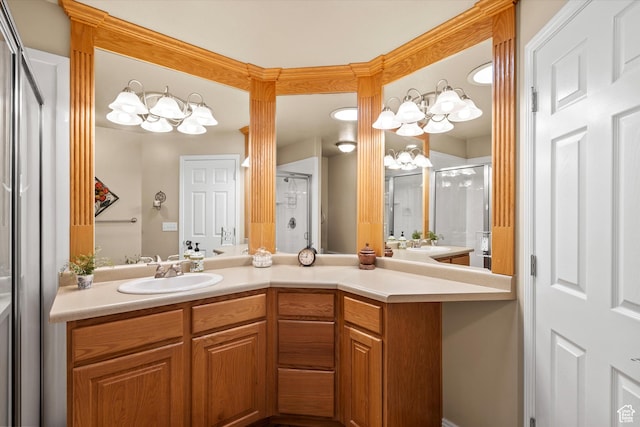2265 N 515 E, North Ogden, UT 84414 - full bathroom featuring a stall shower and vanity