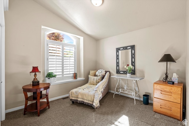 2265 N 515 E, North Ogden, UT 84414 - sitting room with lofted ceiling and carpet