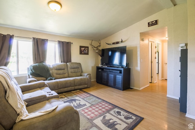 3165 E 5300 S, Vernal, UT 84078 - living area with vaulted ceiling and light wood finished floors