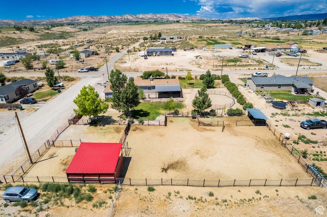 3165 E 5300 S, Vernal, UT 84078 - aerial view of sparsely populated area featuring a mountainous background and a desert landscape