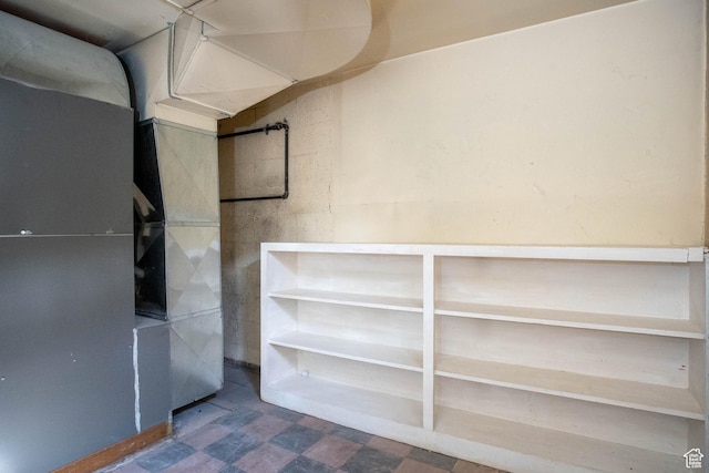 129 N 100 E, Ephraim, UT 84627 - interior space with tile patterned floors and heating unit