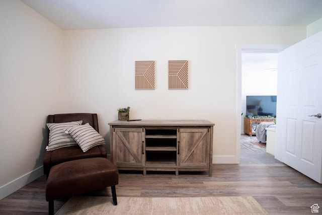 129 N 100 E, Ephraim, UT 84627 - living area with wood finished floors and baseboards