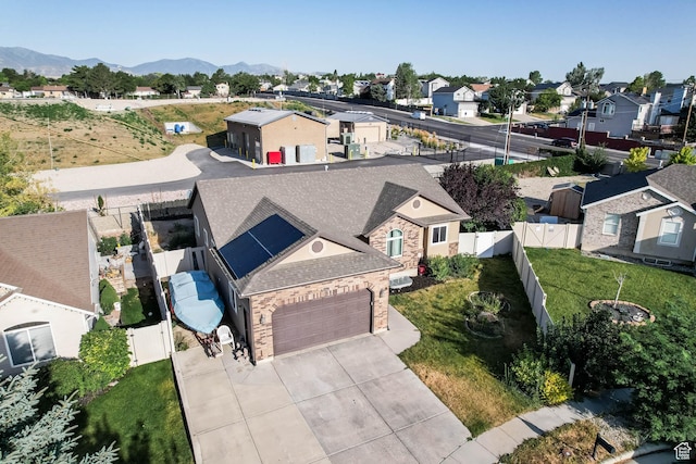 6228 S Waller Ln, West Jordan, UT 84081 - aerial perspective of suburban area with mountains