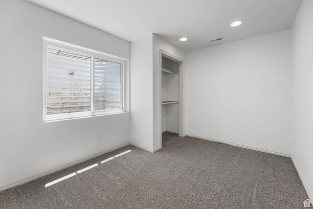 6228 S Waller Ln, West Jordan, UT 84081 - unfurnished bedroom featuring carpet flooring, recessed lighting, and a closet