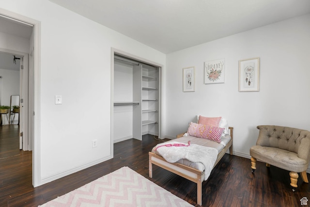 6228 S Waller Ln, West Jordan, UT 84081 - bedroom with wood finished floors and a closet
