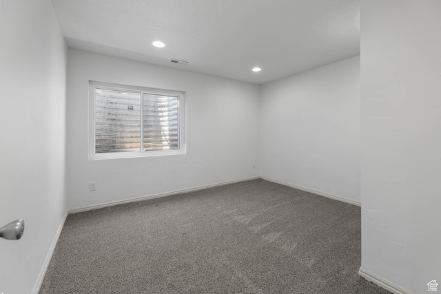 6228 S Waller Ln, West Jordan, UT 84081 - unfurnished room featuring carpet floors and recessed lighting