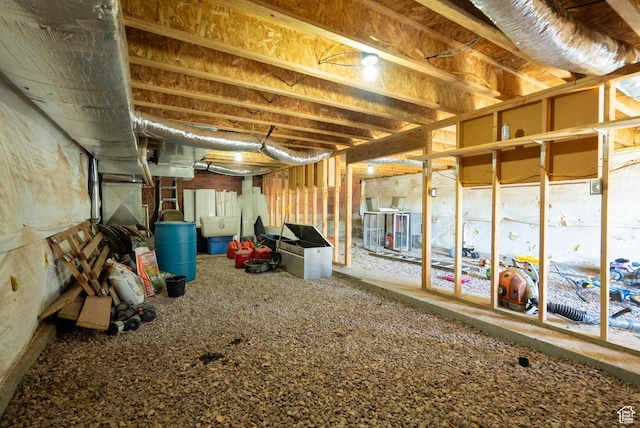 1663 W 2500 N, Vernal, UT 84078 - view of unfinished below grade area