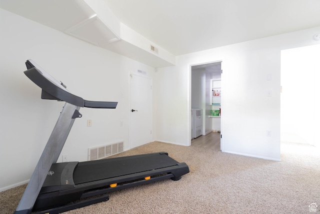 1663 W 2500 N, Vernal, UT 84078 - workout room featuring carpet flooring and baseboards