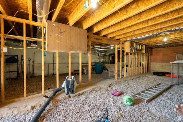 1663 W 2500 N, Vernal, UT 84078 - view of unfinished basement