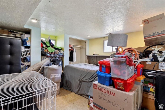 2262 W 2300 N, Clinton, UT 84015 - bedroom with a textured ceiling and a closet